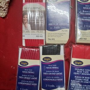 Vintage Ribbon Lot Various Sizes,  Colors, And Brands X 12 Total